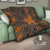 Australia Aboriginal Inspired Quilt - Aboriginal Style Of Background Quilt